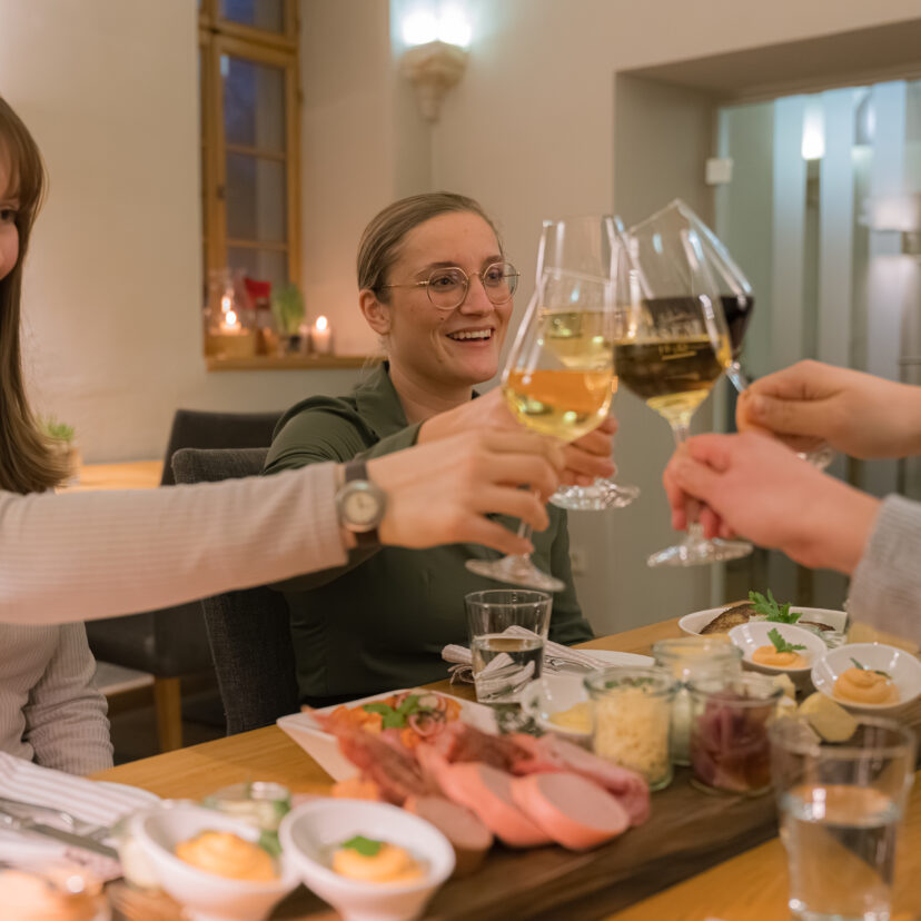 Gemeinsame Zeit, gemeinsamer Genuss Wasem Kloster Ingelheim Brotzeit