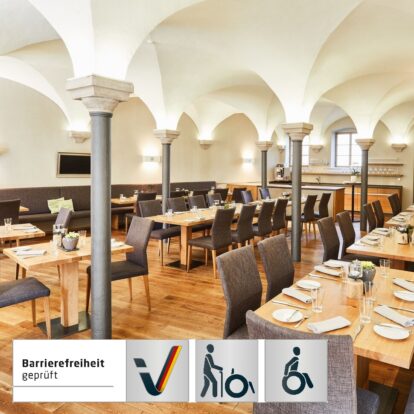 Barrierfreies Restaurant Wasem Kloster Engelthal