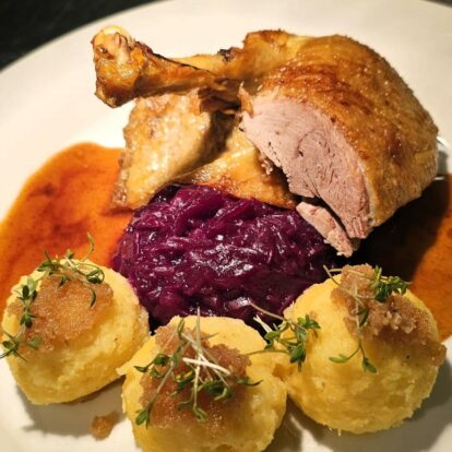 Restaurant Wasem Kloster Engelthal Zweierlei von der Oldenbourger Gans