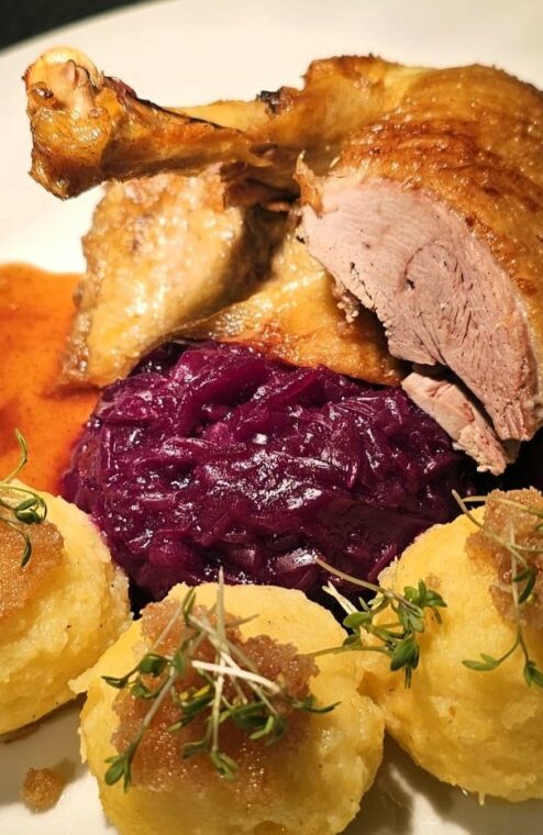 Restaurant Wasem Kloster Engelthal Zweierlei von der Oldenbourger Gans